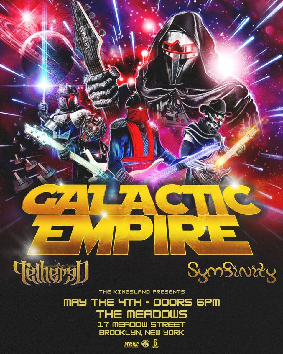 GenoveseScott's tweet image. May the 4th! #MayTheFourthBeWithYou! #Symfinity has invited me once again to be their session drummer to perform alongside #GalacticEmpire and #Tethered at #TheMeadows!

#StarWars is my favorite film franchise. Music? Star Wars? What more could you ask for?! We'll see you there!
