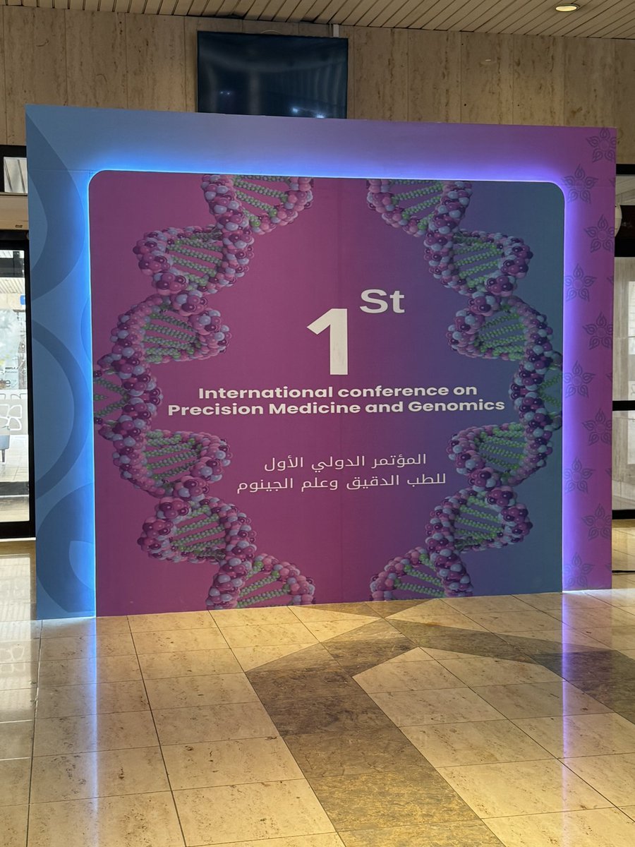 layan_N25's tweet photo. Honored to attend the 1st International Conference on Precision Medicine and Genomics at KFMC. It was a truly inspiring and insightful experience.

 #IPMG1st 
#Riyadh_Second_Health_Cluster https://t.co/7w3NFCTpPq