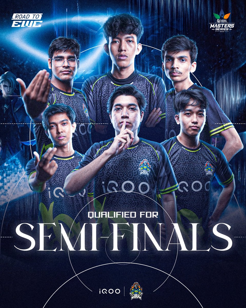 Semi-Finals Bound! 🚀

Our MOBA squad is headed to the MLMS Semi-Finals in Mumbai. See y’all there!

#iQOO #iQOOS8UL #S8ULFTW #GameShuru
