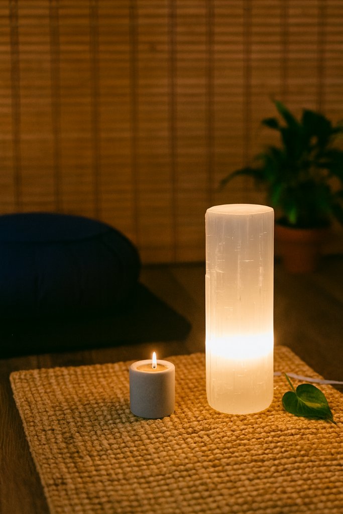 uneedum's tweet photo. Love this!   😍 Selenite Crystal Cylinder Lamp – Radiate Calm &amp; Clarity 😍 
starting at $79.89. 
Shop now 👉👉 https://t.co/kEXfbOIF77 https://t.co/NFycc3BNED