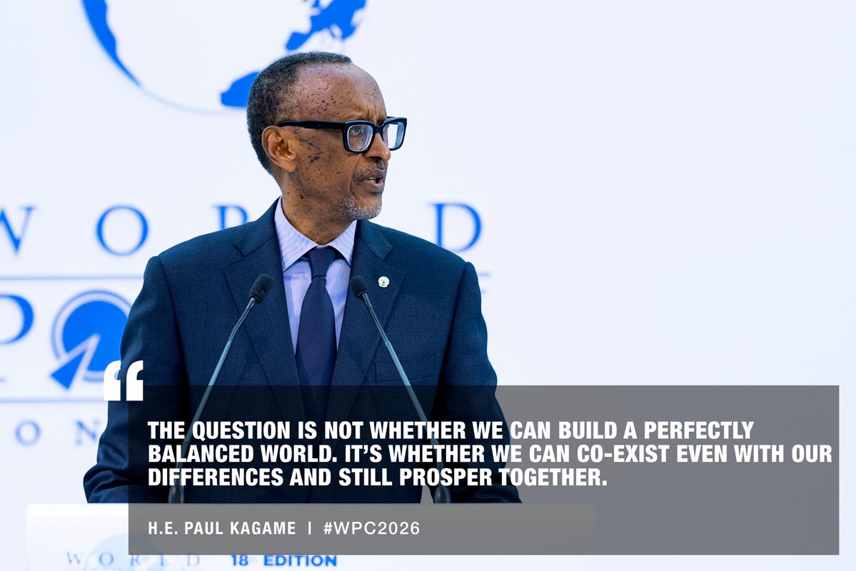 President Kagame speaks on global affairs at the 18th World Policy Conference #WPC2026