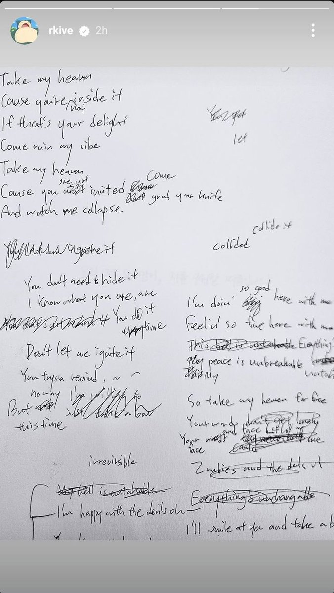 there are little things i love more than namjoon sharing his notes and thought process with us