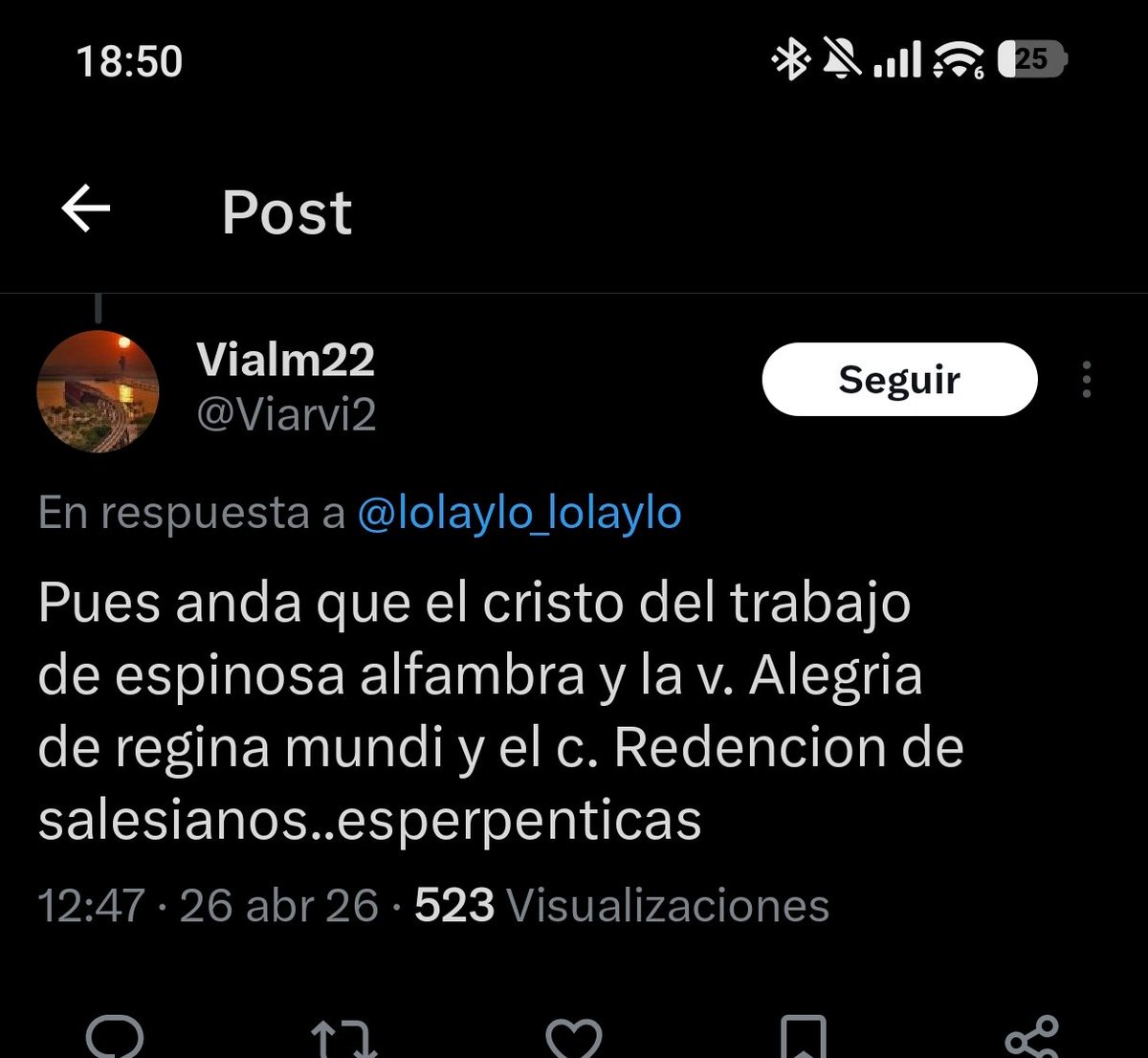 Albertiyo07's tweet photo. Lo dice un original de Almería, probablemente con menos idea de cofradías que Donald Trump, que haya que leer a este tipo de gente en 2.026 es para echarse a llorar. https://t.co/OhYKCCoptQ