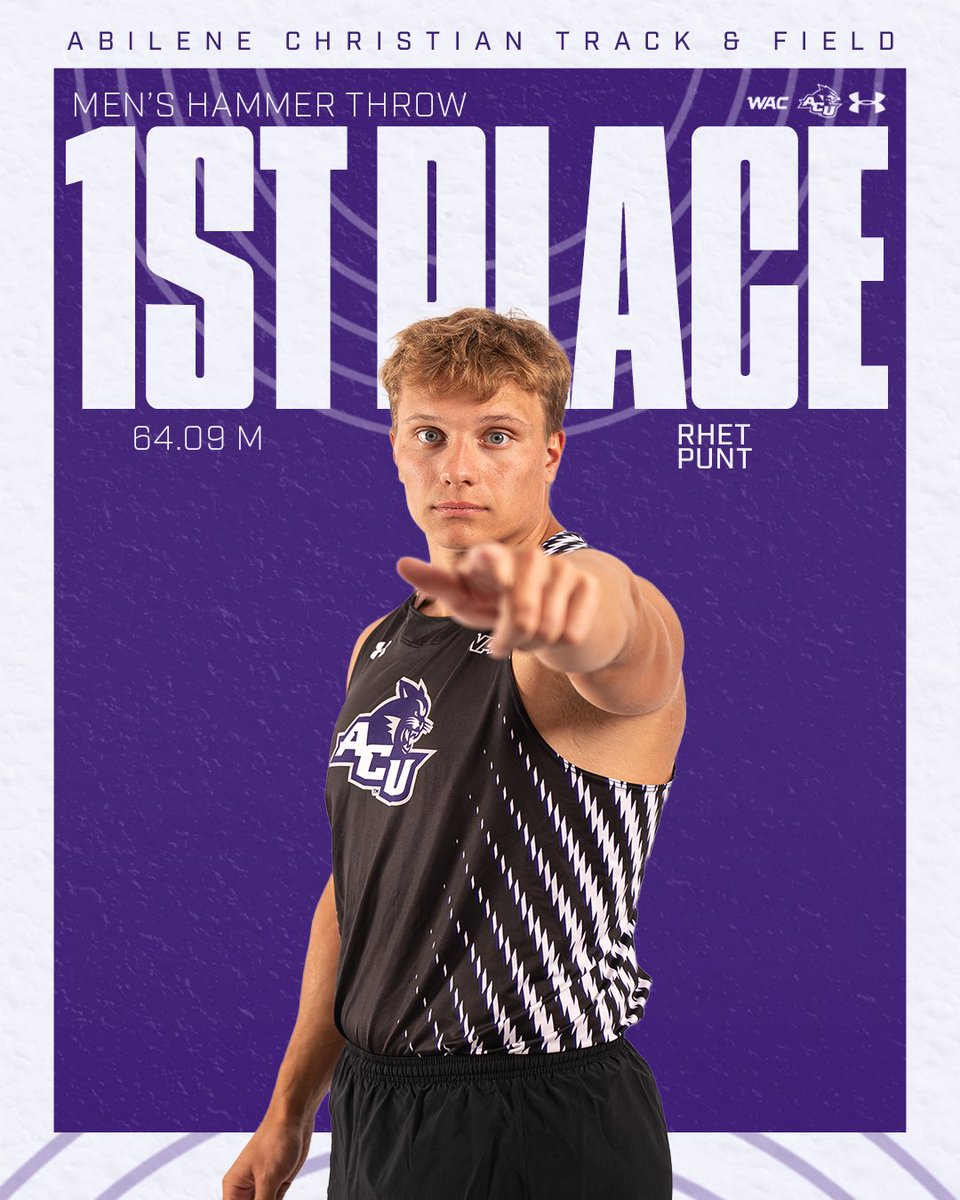 ACU_TFXC's tweet image. Some incredible performances from the Michael Johnson Invitational🔥💪

#Tradition | #GoWildcats