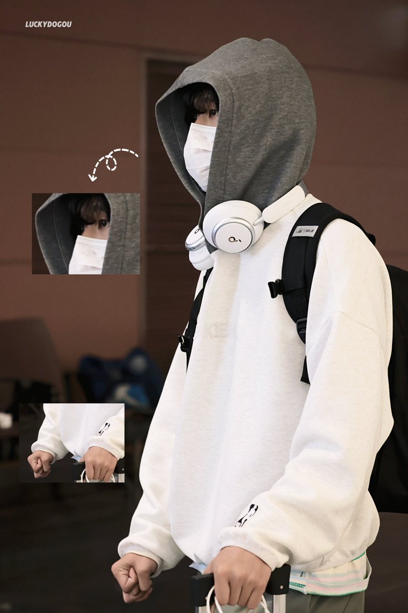 yoooga0922's tweet photo. Clenching fists 
but wearing a Sanrio mask🥹🥰

#明睿 #밍루이 
#ミンルイ #MINGRUI https://t.co/O0HlvfbmIy