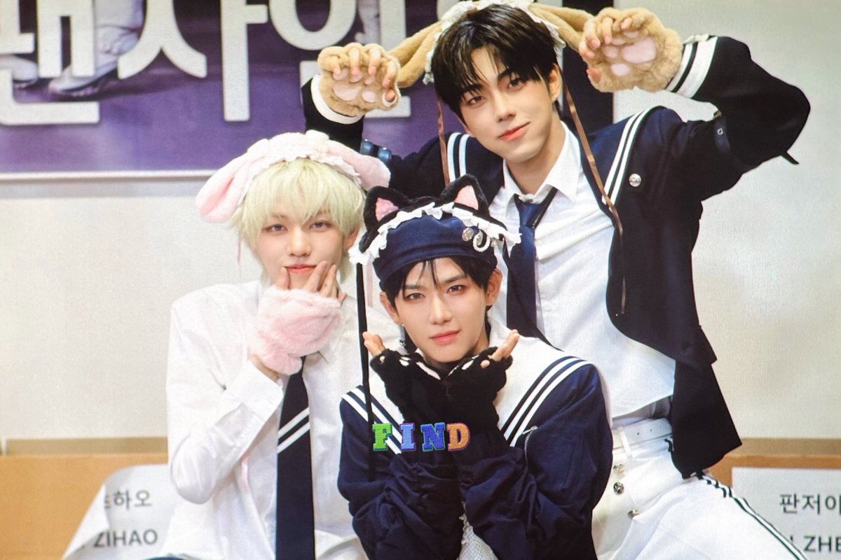 find_fzy's tweet photo. 260426 💞🐰🐱🐶💞 #판저이 #FANZHEYI #로완 #ROWAN #이첸 #YICHEN #모디세이 #MODYSSEY https://t.co/TTb9evLx5c