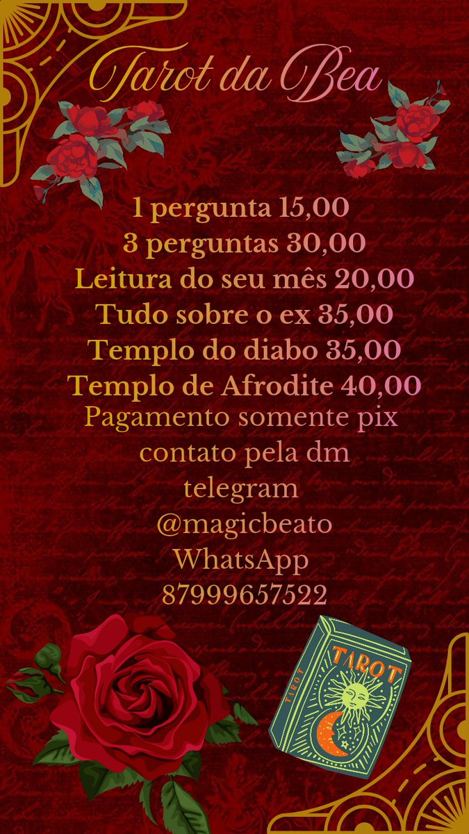 Bea tarot 🍒🔮(MESA ABERTA) tweet media