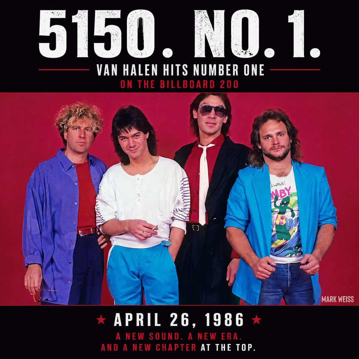 40 Years Ago: 5150 reaches No. 1 on the Billboard 200. Read &amp; share your memories at the News Desk! vhnd.com/2026/04/26/515…
Photo by the ultra-talented <a href="/markweissguy/">Mark Weiss</a>
#VanHalenHistory #5150 #VanHalen