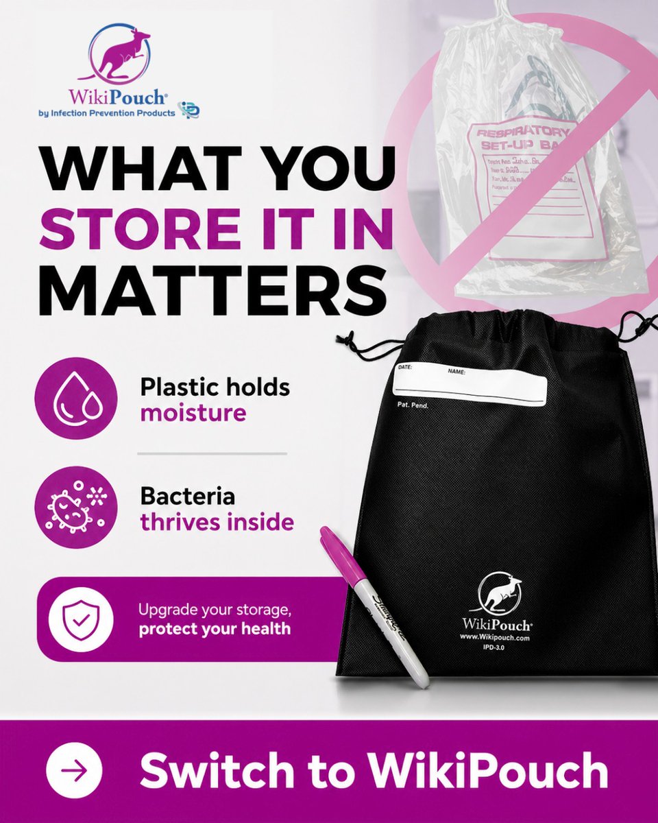 IPPMFG_inc's tweet photo. What you store it in matters more than you think.

Plastic bags can hold moisture—creating the perfect space for bacteria to grow.

Switch to WikiPouch
👉 https://t.co/sbSXgK2ij5

#HealthcareTips #CleanStorage #RespiratorySafety #WikiPouch https://t.co/X87mx1FOqm