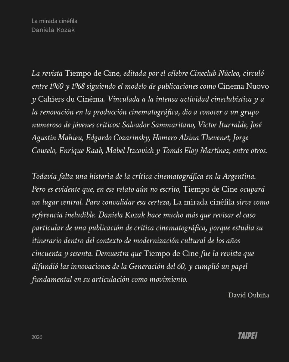 Taipei / Crítica de cine tweet media