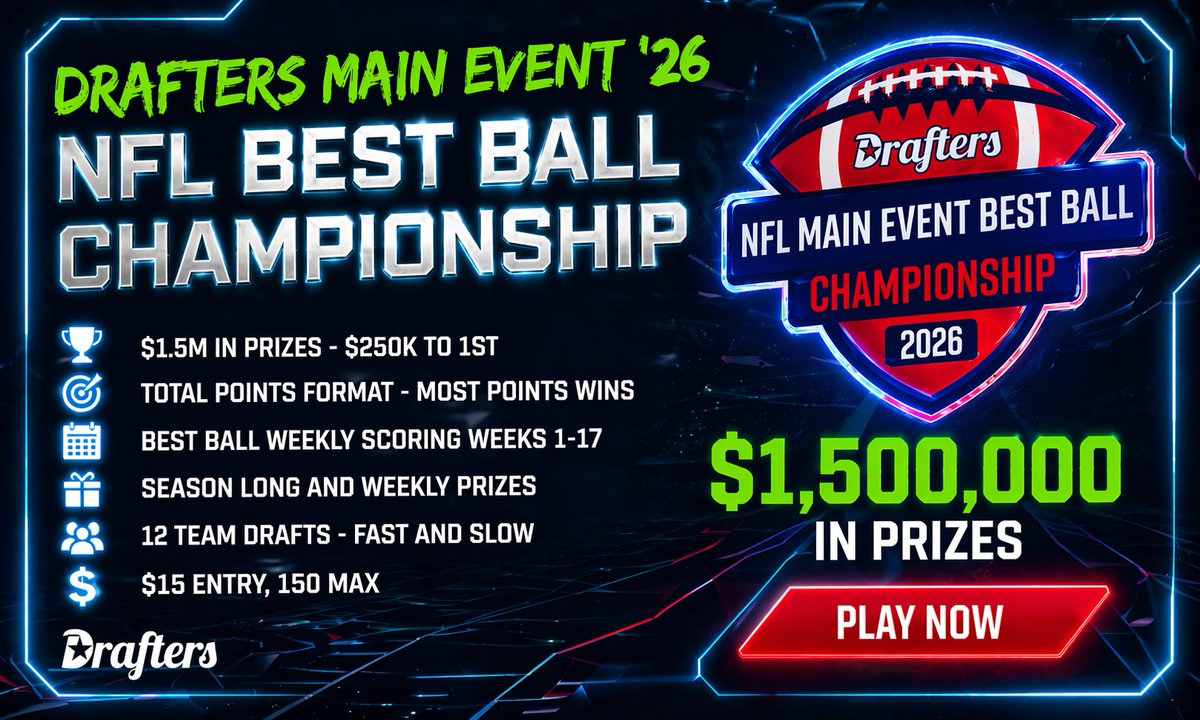 Drafters Fantasy Sports tweet media