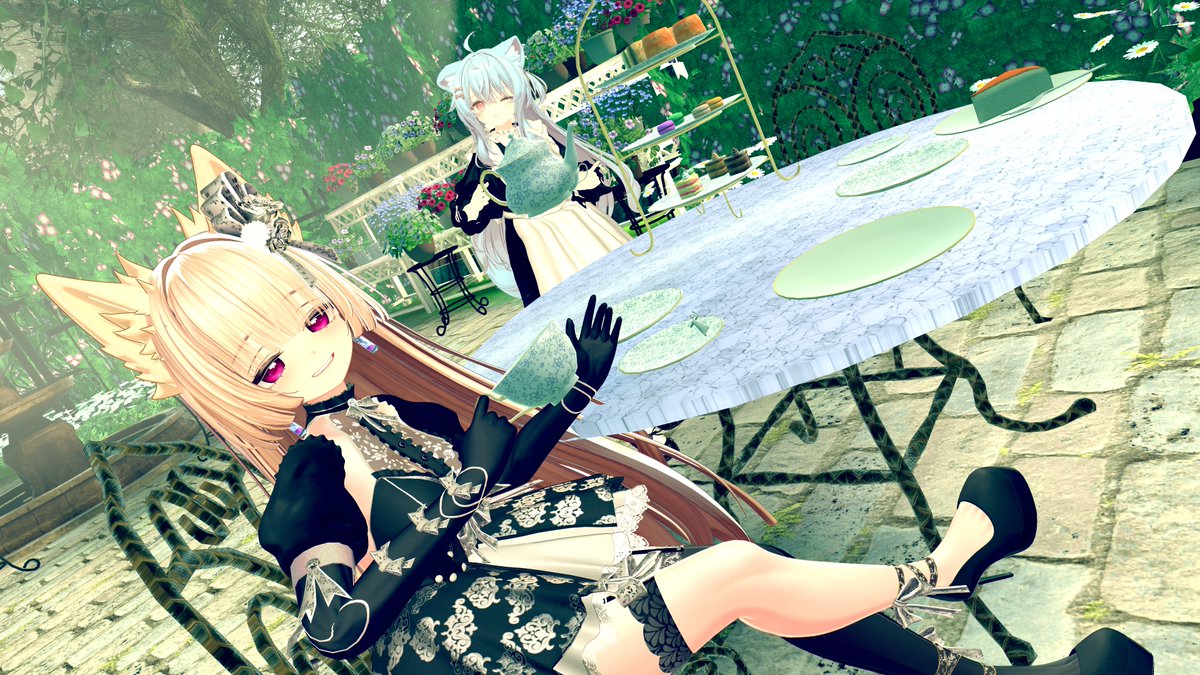 kmyno_vrc's tweet image. ぐもにん！！
月曜ですよ、優雅にお仕事しばきますですわよ。

#Mayo_3D #Mayo #VRchat