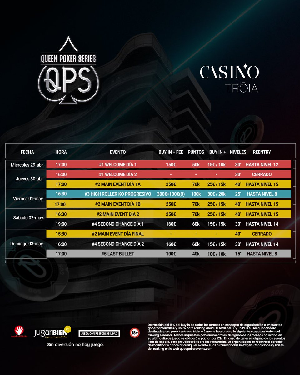 QUEEN POKER SERIES tweet media
