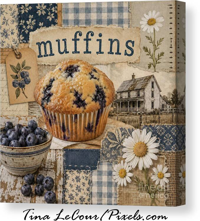 TinaLeCour's tweet image. Farmhouse Blueberry Muffins...Available here...tina-lecour.pixels.com/featured/farmh…

#BreakfastVibes #kitchendecor #wallart #art #arte #homedecor #interiordecor #food