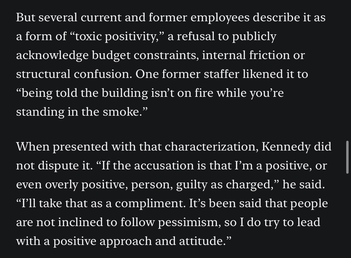 joonlee's tweet photo. Players weren’t given a voice on Alex Cora’s firing.

Now they’re pushing back publicly.

Inside the Red Sox, some described that dynamic to me as “toxic positivity” — ignoring reality while projecting stability.

Sam Kennedy: “Guilty as charged.”
https://t.co/U0vk3vemvK https://t.co/0RGQa8LQCo