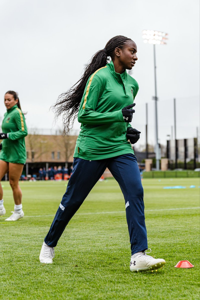 NDSoccer's tweet photo. One last chance to see the Irish this spring - come on out to Alumni at 1 PM ☘️ 

#GoIrish https://t.co/kpoQCvckx7