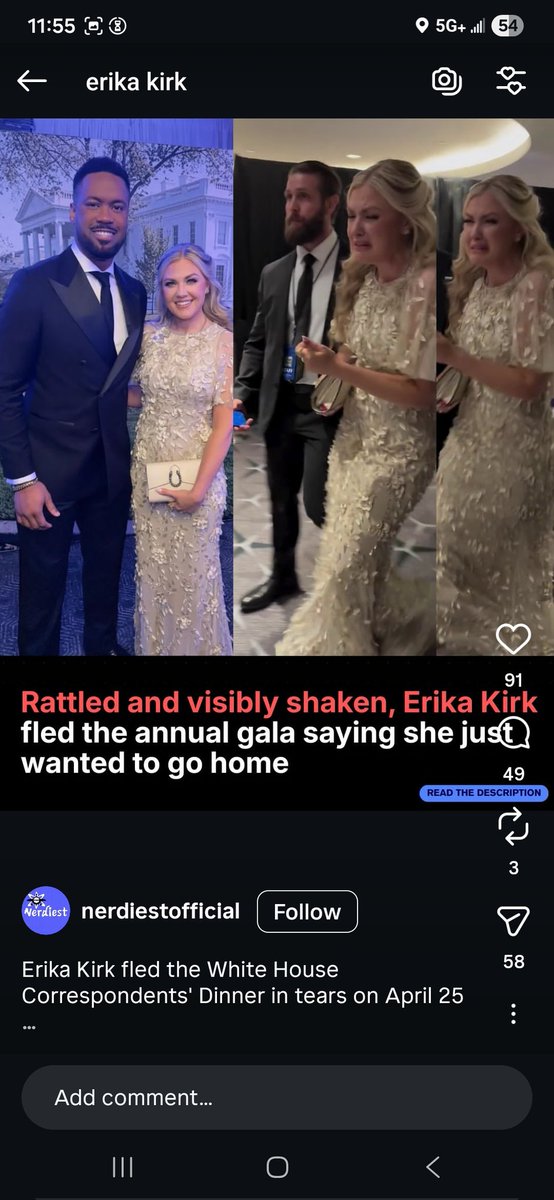 KH4UT's tweet photo. @DianaBr52095486 @RT_com No you have the wrong person. KAROLINE LEAVITTE had on black. Kirk had on cream. https://t.co/sRQiV0tdxh