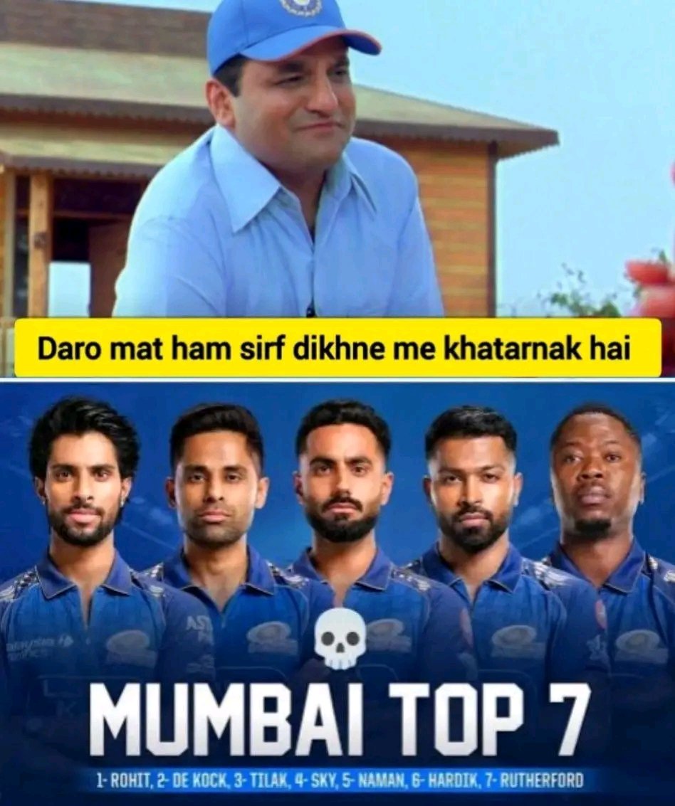 Perfect picture 😂 #mumbaiindians
