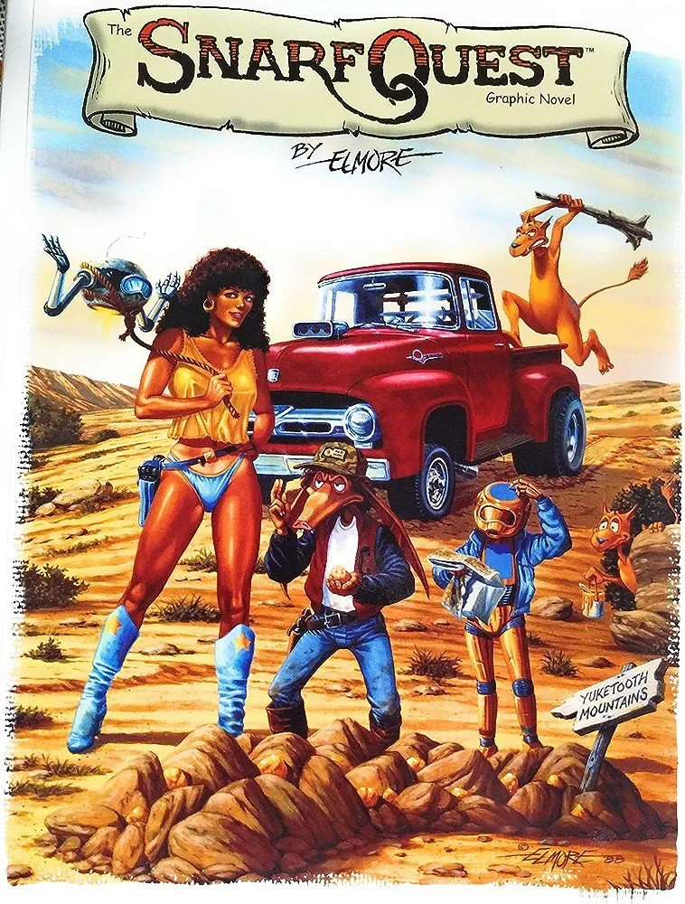 KevinLamb74's tweet photo. The Snarf Quest Graphic Novel by Larry Elmore
#FantasyArt https://t.co/PD5Ifb1X0d