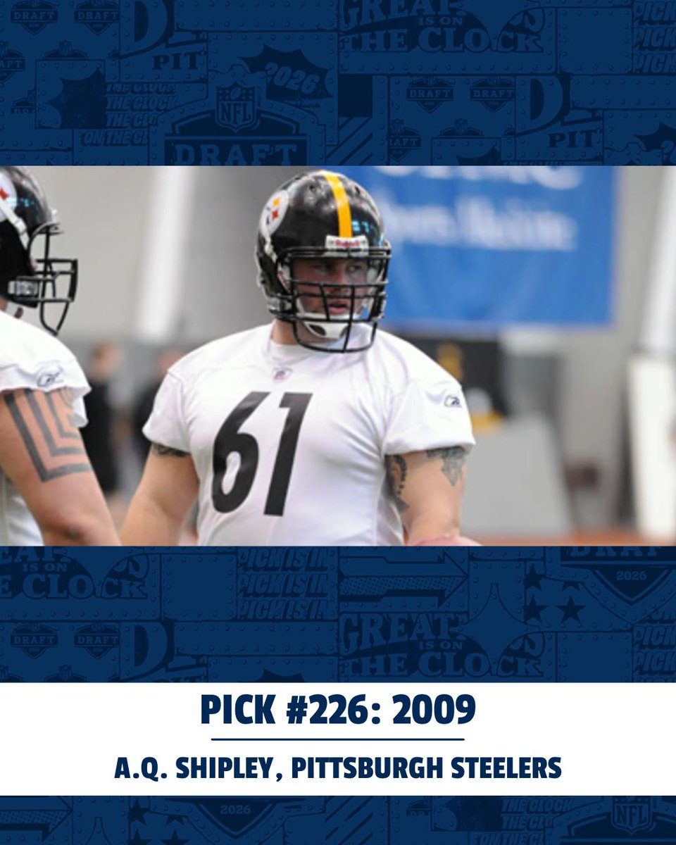 pattillmanfnd's tweet photo. To Landon Robinson, selected with Pick #226 in the 2026 NFL Draft: Welcome.
In 1998, the Cardinals used this pick on Pat Tillman. He earned everything. Nothing was given.
Same pick. Same starting line. Go be great.
https://t.co/b0BsZYyT5Q.
#Pick226
#InThisTogether https://t.co/7hJGPSlrd8