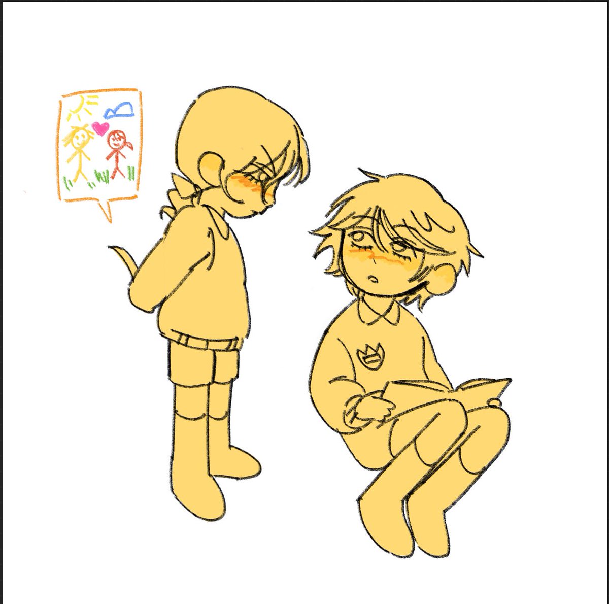 My chud son and his lil boy crush