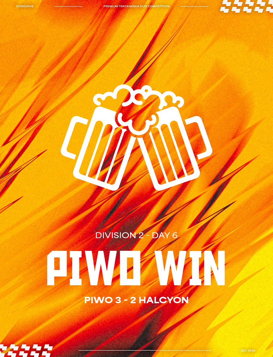 OverDrive_TM's tweet image. 🏆@PIWO_trackmania take the win by one point over HALCYON

#OverDriveGrandLeague #TrackMania #Winners

📺twitch.tv/overdrive_tm