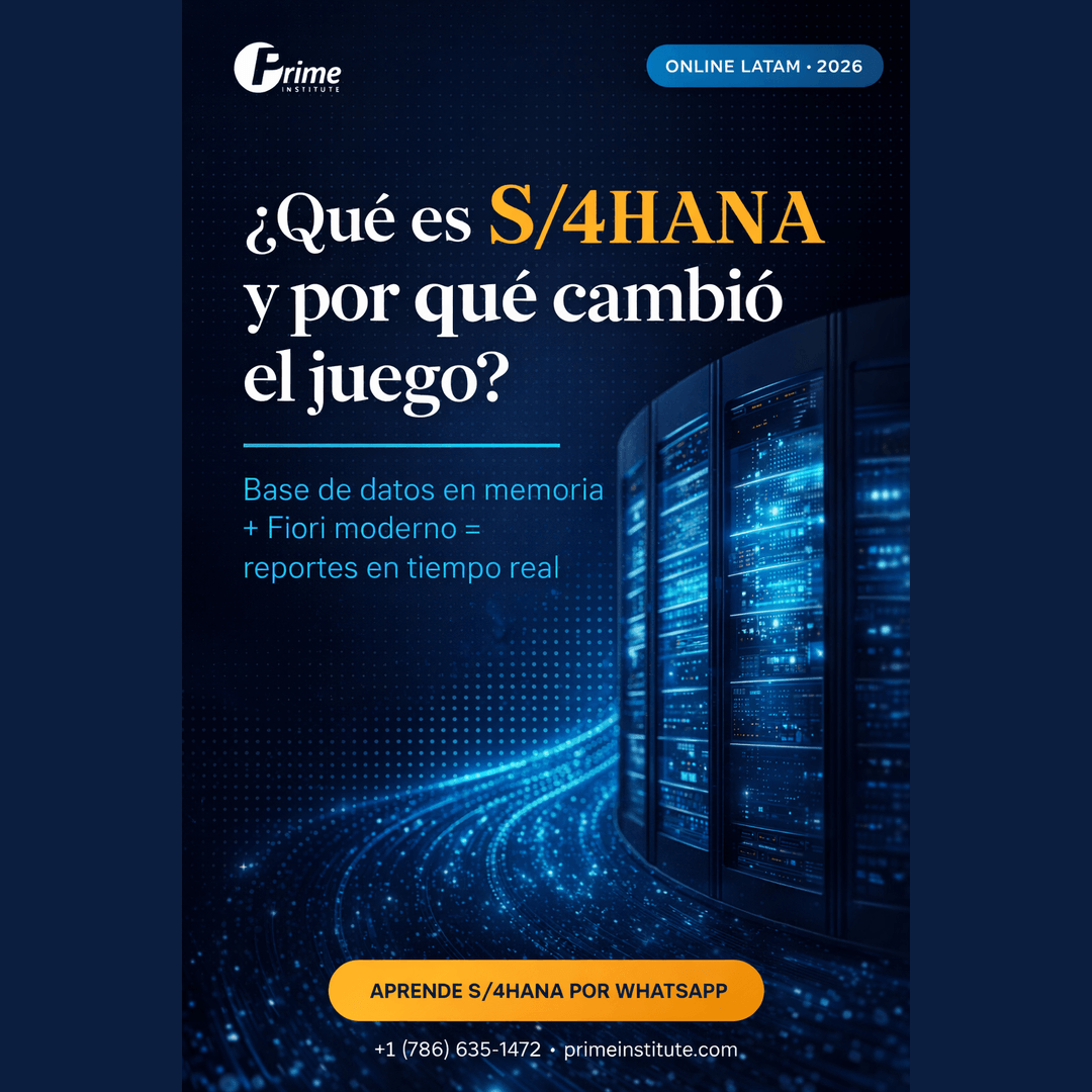 primeinstitute_'s tweet image. SAP ECC era el estándar por 30 años. Luego llegó S/4HANA y cambió todo.

📲 "INFO SAP" al WhatsApp +1 (786) 635-1472
#SAP #ConsultorSAP #SAPLATAM
