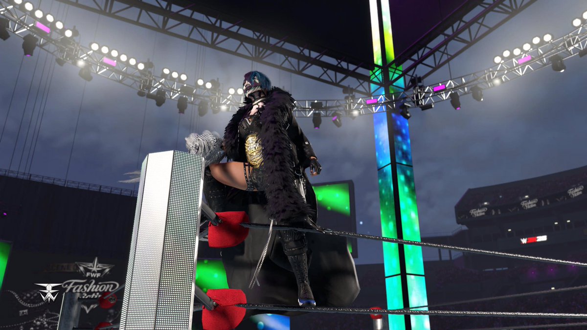 foss_w_forces's tweet image. 📰FWF - The T📰

Asuka walked in as champion.

Flamer walked in with something darker.

An I Quit match that broke bodies,
and finally, broke Asuka.

Kendo stick. Crossface. No escape.

Flamer forces the words.

We have a new Strike Gold Champion. 🔥

#FWF #WWE2K26 #FashionVictim