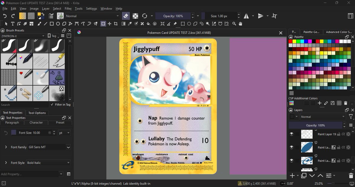 zyntron's tweet photo. it's almost finished... you know, i always thought these e-cards were special and unique, i always wanted to own one of these, but their hard to find, but that will soon change. anyway, the illustration is left original, the only thing i remade is the base card itself. https://t.co/0xN0MJiSyl