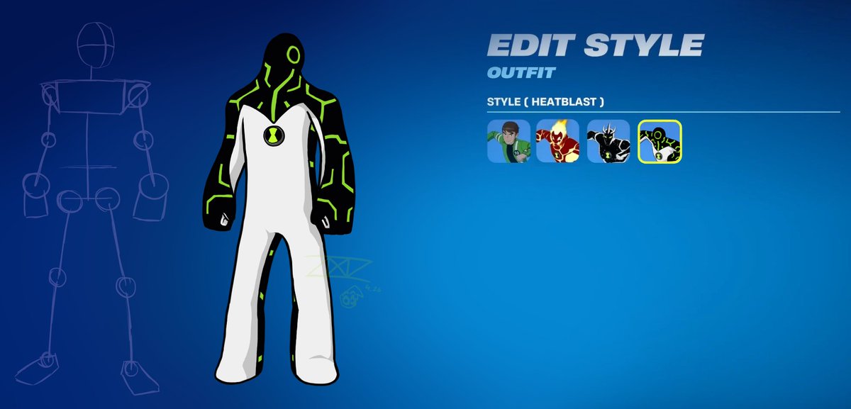 CGZXZ_Real's tweet photo. My quick concept for Upgrade in Fortnite #Fortnite #Ben10 https://t.co/5MkJHvQSz8