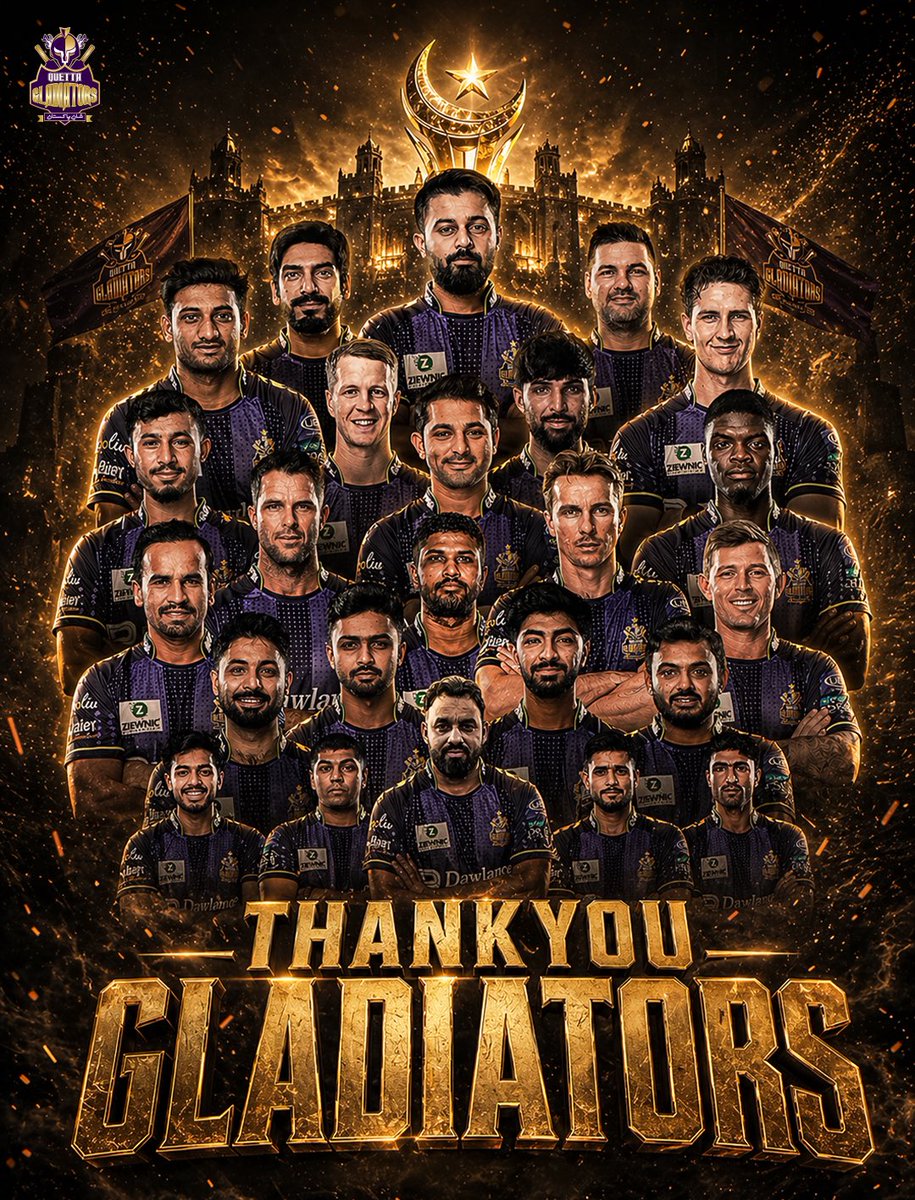 Quetta Gladiators tweet media