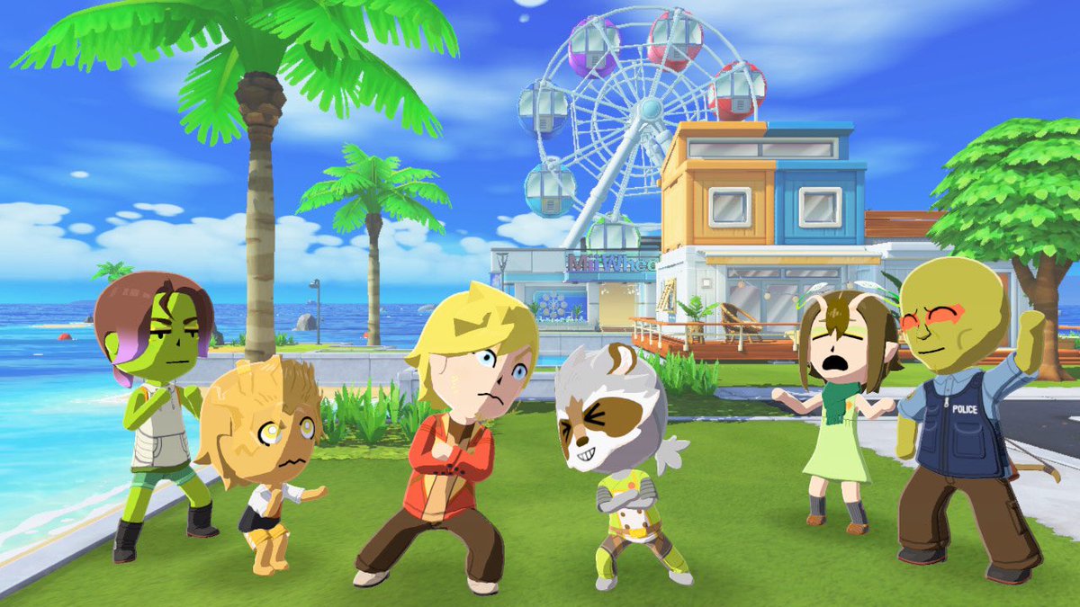 Fox_Cosmor's tweet photo. I’ve finally got all of the crews here on the island! https://t.co/uYexTiYCfR