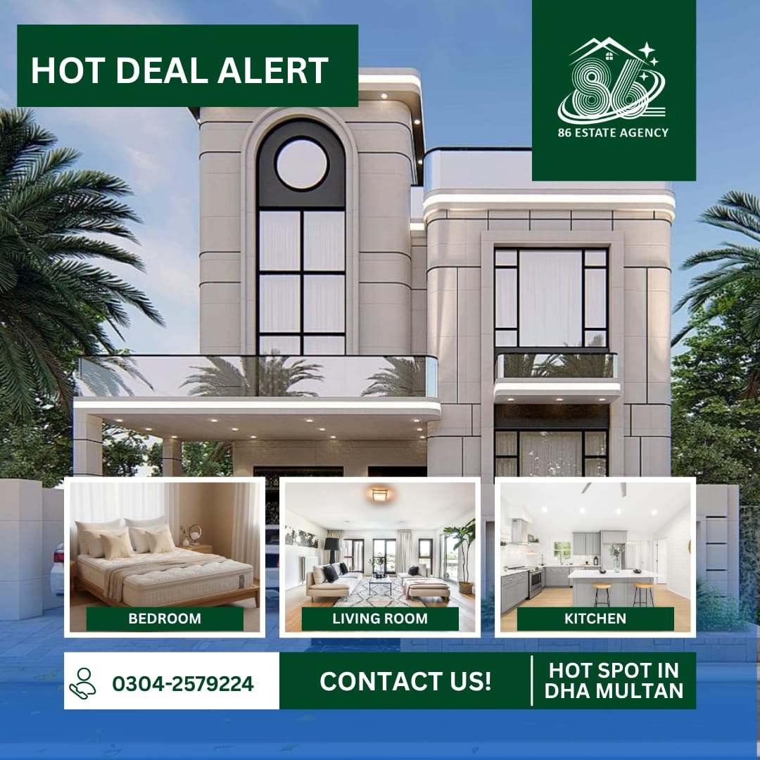 86stateagency's tweet image. 🏡 Luxury Living Starts Here
Beautiful modern home in DHA Multan ✨
📞 0304-2579224
86 Real Estate Agency

#DHAMultan #DreamHome #LuxuryLiving #PropertyForSale #86RealEstateAgency 🚀