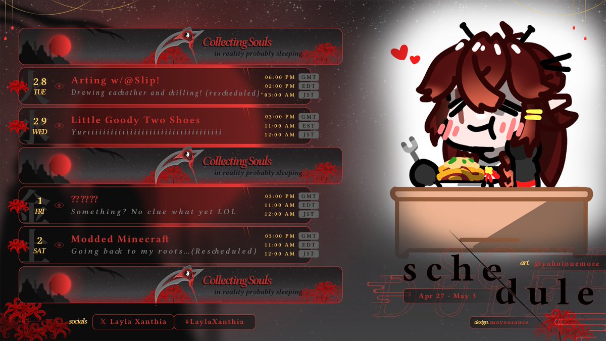 Layla Xanthia ⚰️🩸 Vtuber tweet media