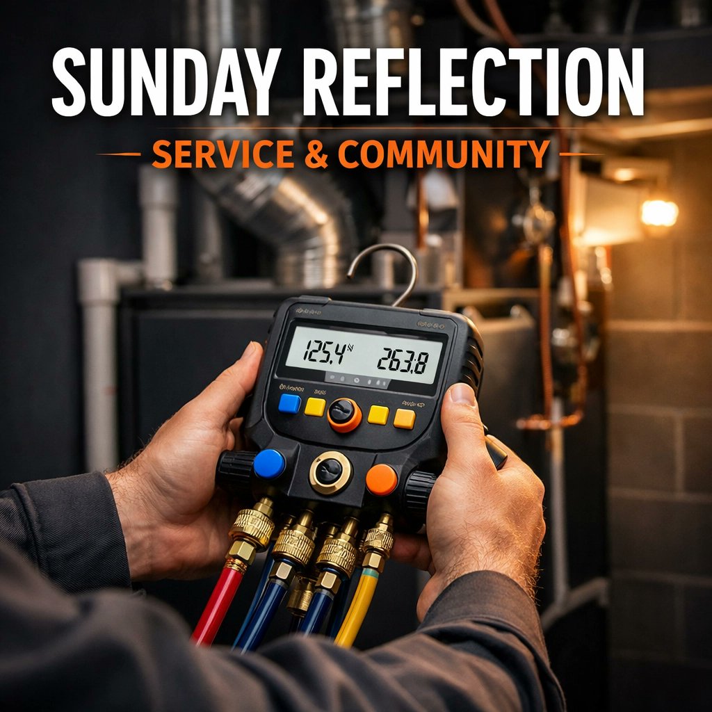 hvacrnd's tweet image. Your technical skills aren't just tools: they're gifts for service. 1 Peter 4:10 tells us to use what we've received to serve others. Whether it's restoring heat or fixing a leak, you're the hands keeping the community running. How are you serving? #TradeCrew #Service