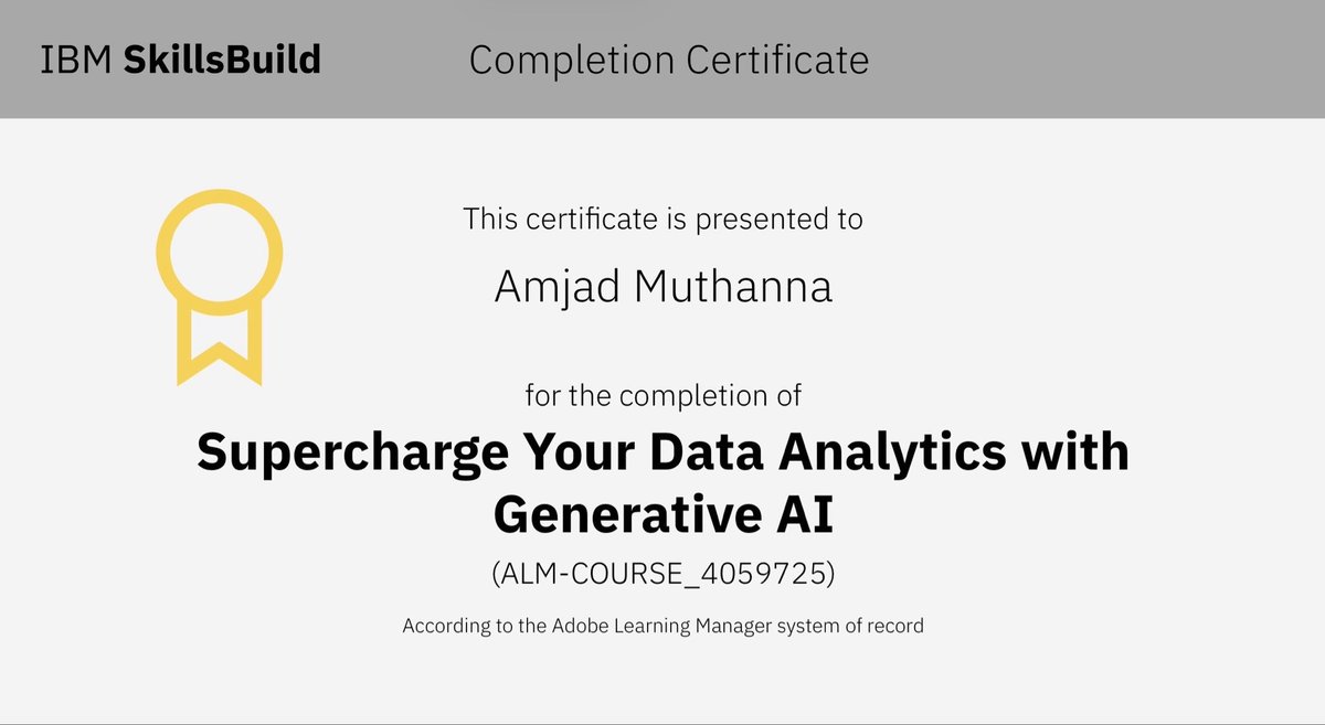 AmjaadMuthanna's tweet photo. New Achievement💆🏻‍♀️
#AI_Era
#عام_الذكاء_الاصطناعي https://t.co/34O9gDtFrV