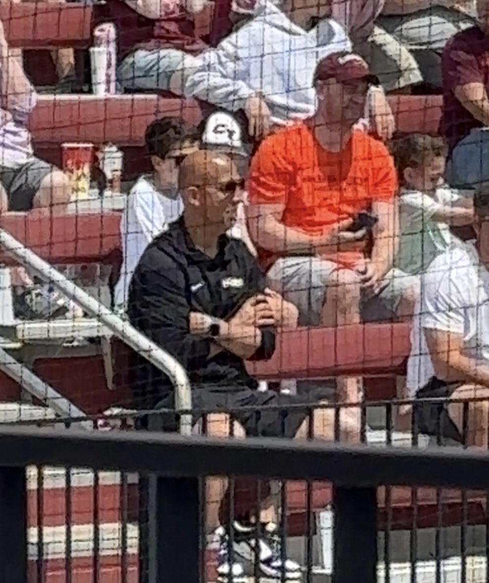 Shane_Wicks's tweet photo. @coachjfranklin out supporting VT softball today! https://t.co/tB49azwPXF