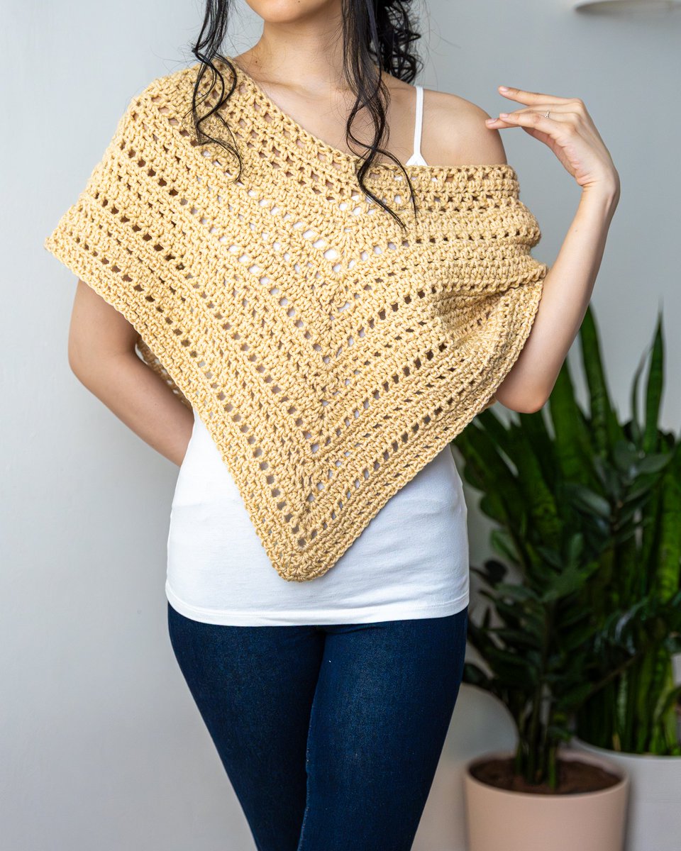 tcddiy's tweet photo. Pretty little poncho! Check out our newest creation on YouTube and etsy. 🫶🏼 
Pattern No. 654
#tcddiy #crochet #youtube #tutorial #pattern 

📺https://t.co/F8D1xkGNfD
📄 https://t.co/rdnxbn7UYa

Fun fact: small town living. ❤️ https://t.co/MY8GW9A6lY