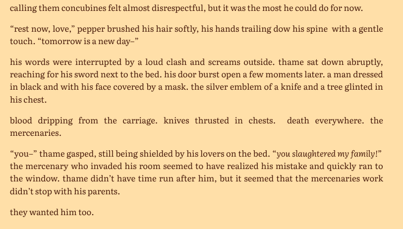Lunna_Mrs's tweet photo. bloody crown — #marspo
03. ❛you slaughtered my family.❜ https://t.co/d1oZ2qknZt