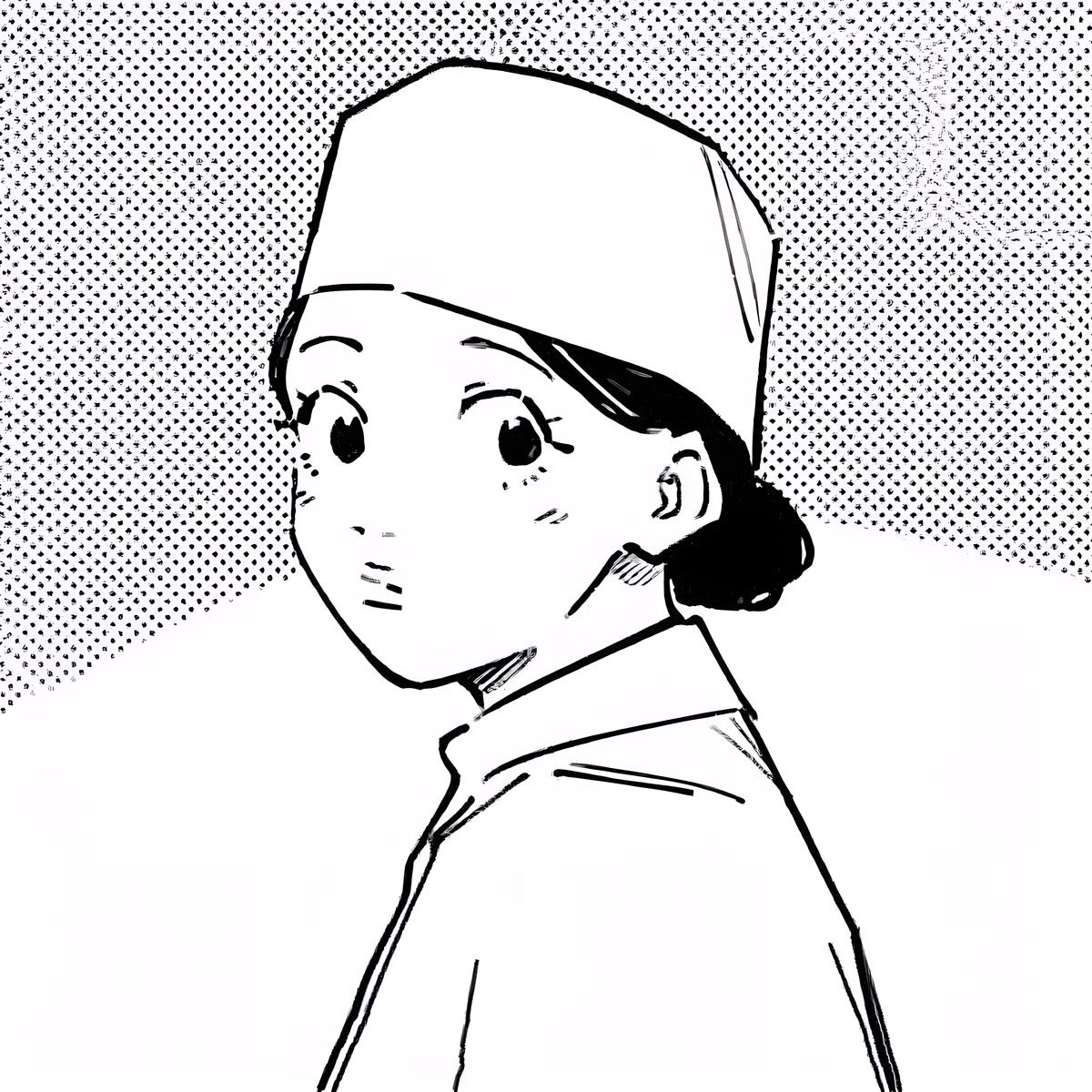 Modulo girls having a variety of hairstyles and not just bobs. Thank you, Yuji Iwasaki.