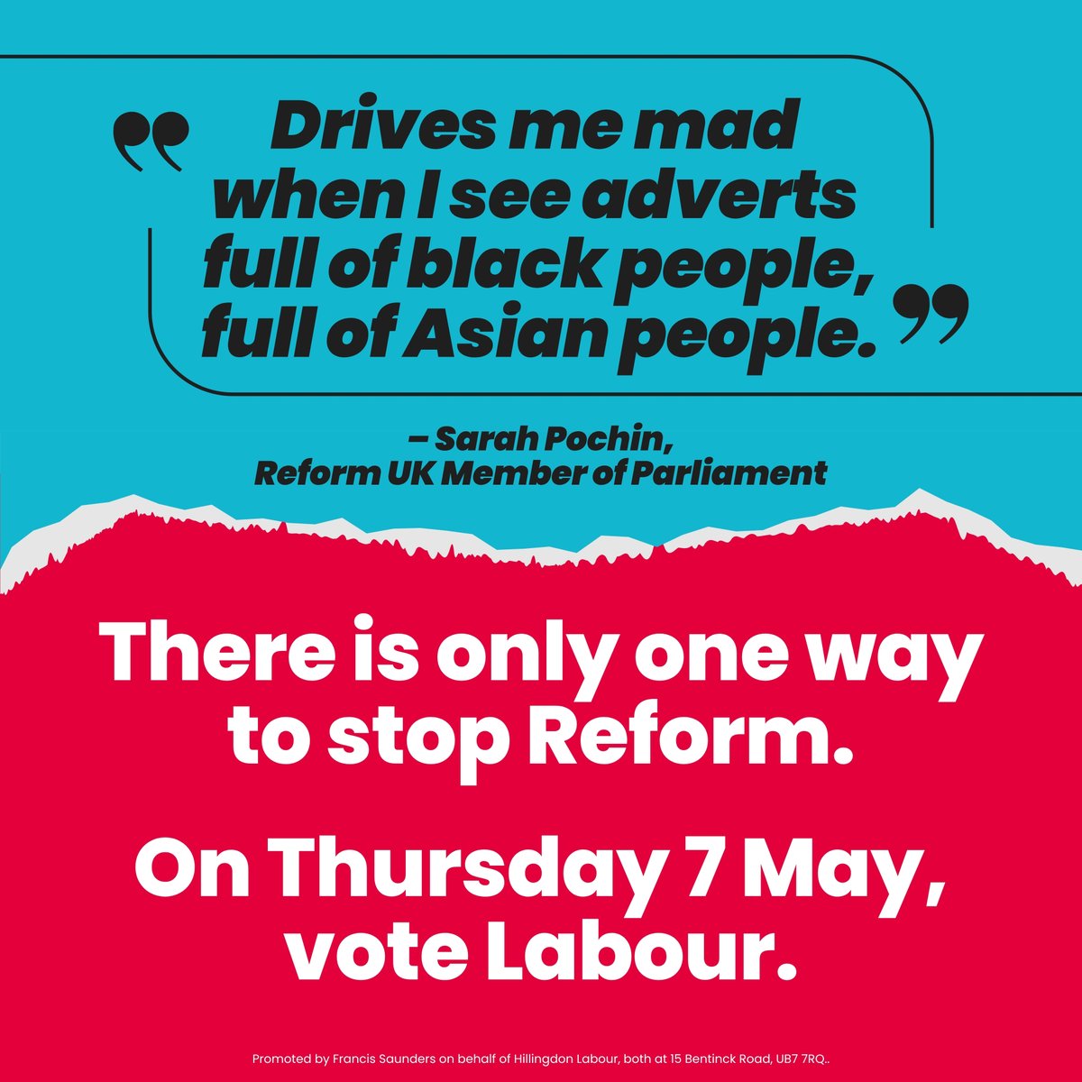 Hillingdon Labour tweet media