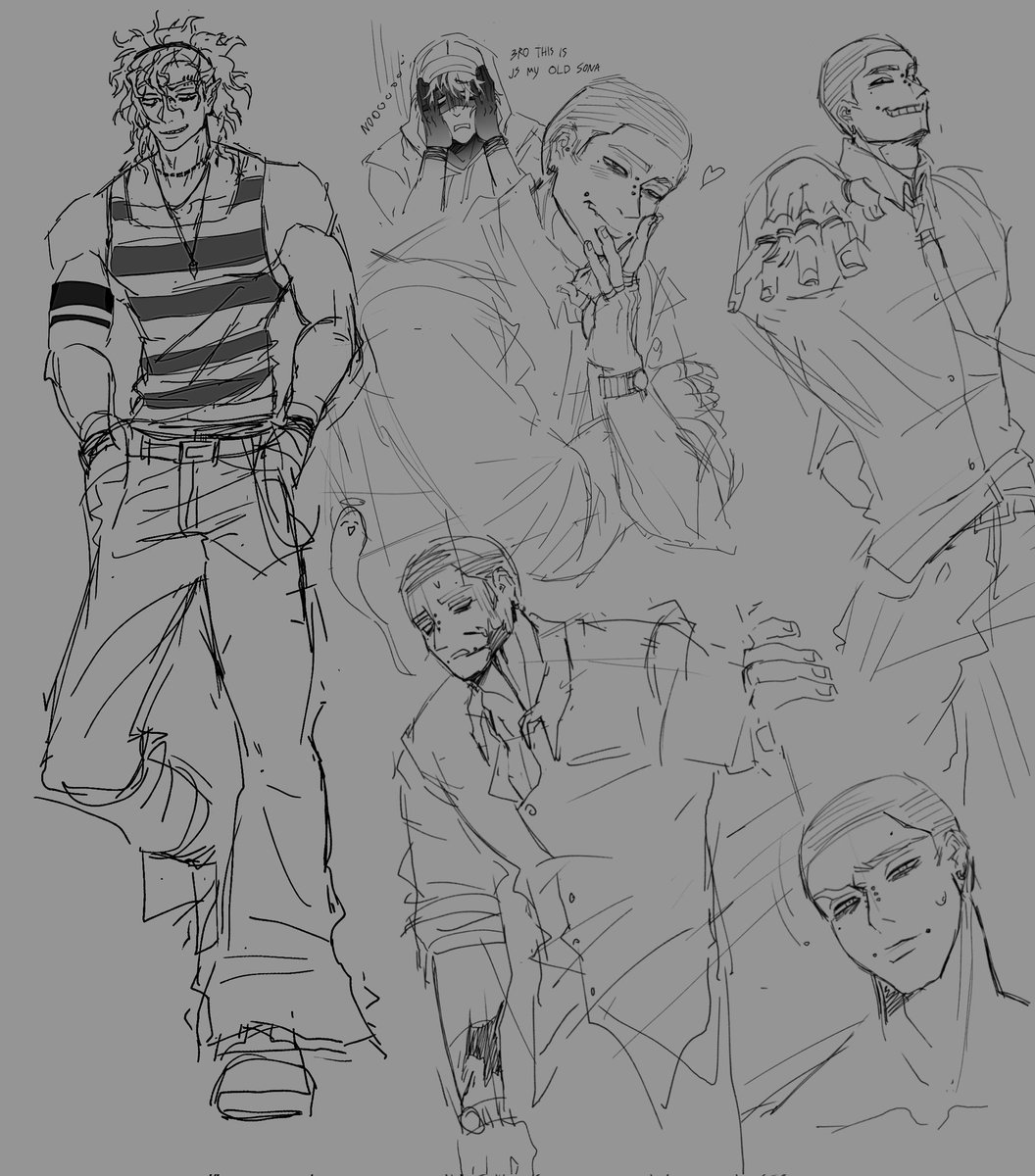 Unnamed OCS 
I just like drawing dudes