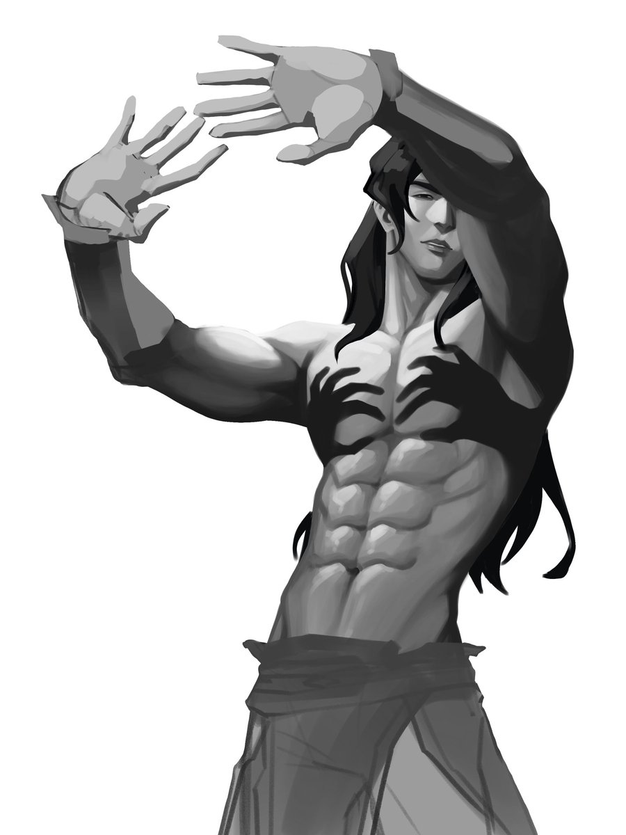 's tweet image. work has me in a chokehold but here's a sketch of shirtless #Zuko #rkgk #Avatar #LegendOfAang #ATLA