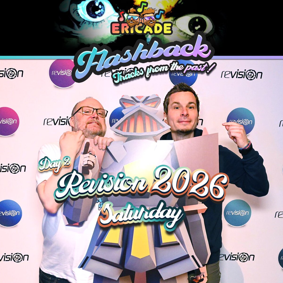 EricadeRadio's tweet photo. Saturday and this is when it happens! All the cool competitions will soon be running and people are getting ready for them. Follow DJ Daemon and Coreus coming to you from a table in the venue, behind a scary wolf head and loads of old computers.

https://t.co/N5IIxGt1uJ https://t.co/yxYmx5YytB