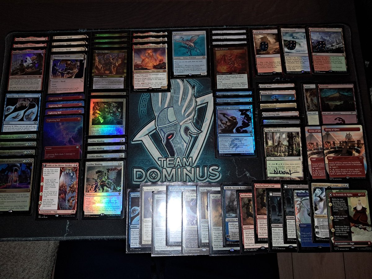 p4nch020's tweet image. Clasificado al RC Modern a celebrar en Argentina, jugando Domain Zoo.
En un torneo con 32 jugadores.

Affinity 🐲🐲
Ruby 🐲🐲
Eldrazi Tron 🐲🐲
Eldrazi Tron 🐲🐲
Affinity 🤝

Eldrazi Tron 🐲🐲
Hammer ❌🐲🐲
Neobrand 🐲🐲

Compartiré la guía en los proximos días.

@fireshoes