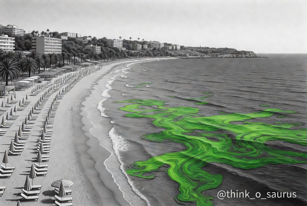 🇷🇺... Nothing like a little oil spill next to your Black Sea resort to remind you that vacation karma is a thing after you mercilessly bоmb Ukrainian сivilians. Who knew nature and 🇺🇦 drones offered such poetic payback plans?