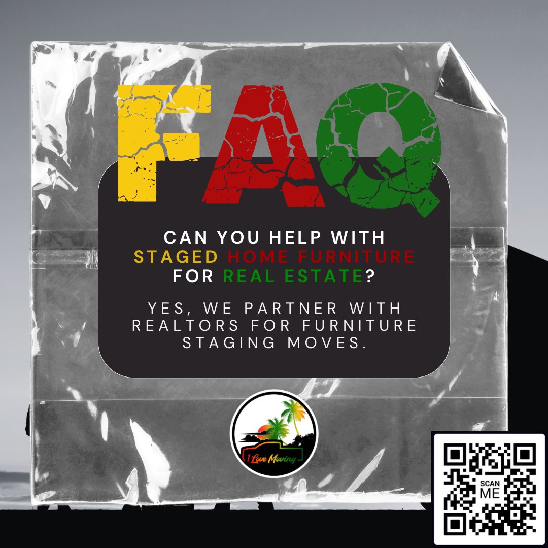 onelovemoving's tweet image. Selling your home? 1love Moving ensures your staging looks flawless-stress-free and on time.

Want expert help? Scan now for a FREE quote!

#movingcompany #movers #moving #movingday #professionalmovers #relocation #packing #localmovers #movingservices