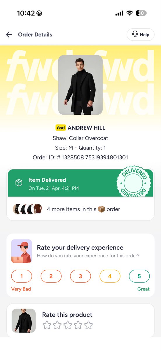 7ca752b64d01400's tweet photo. @myntra now started new scam scheme.
I had ordered a coat but I didn’t like the fit so I placed a return. Now I am not able to return this as it was not having price tag from the very beginning.What should I do? New way to make money Myntra? My return request is getting declined https://t.co/w2YqMOgyRT