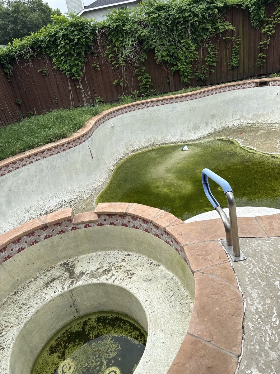 biedermannkw's tweet image. On Today’s showings:  
Listing Agent texted the pool guy might be there cleaning FYI

I think he might be there a while 😜🤦‍♂️
#realtor #HomeShowings #buyeragent #homepurchase
