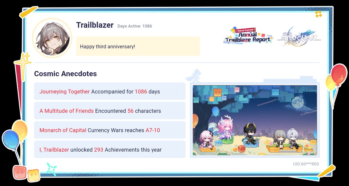 katg9917's tweet photo. Participate in the web event to get Stellar Jades and rewards #hsr3Year #3rdAnniversary https://t.co/4IMqGC9VfB